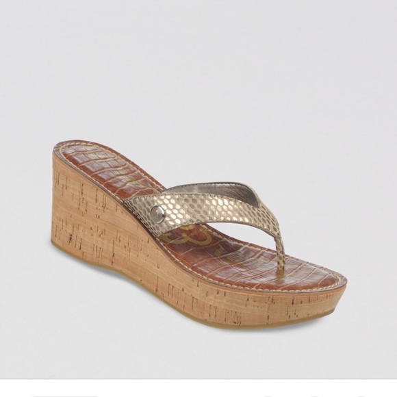 Sam Edelman gold sandal - Picture 2 of 7